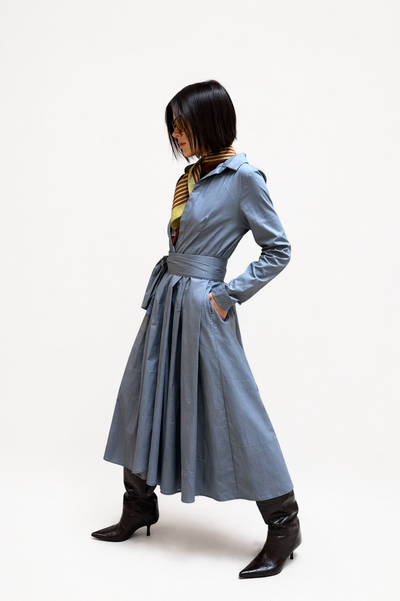 Vestido Popelina