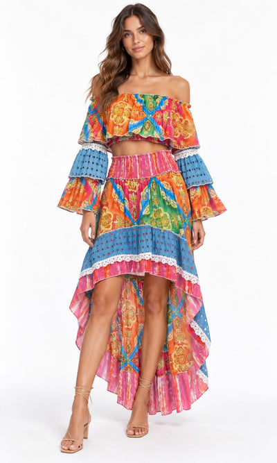Conjunto multicolor olanes