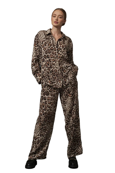 Traje Animal Print Satín