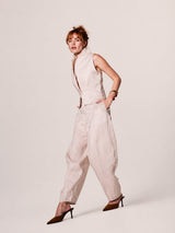 conjunto nude lino