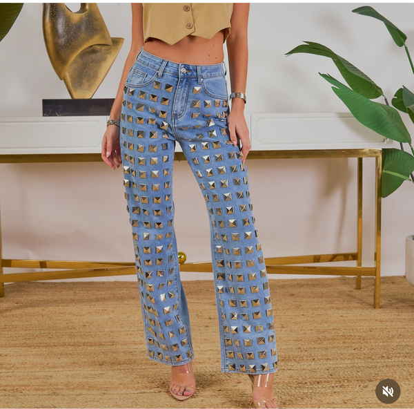 Jeans estoperol gigante