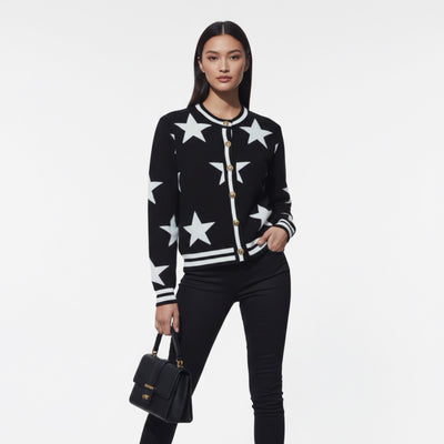 Suéter Estrellas Negro