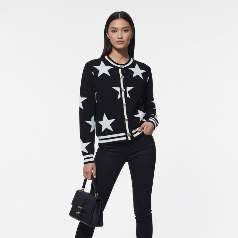 Suéter Estrellas Negro