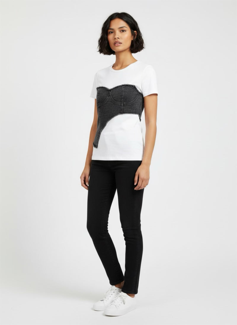 Playera Bustier