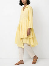 Vestido corto amarillo