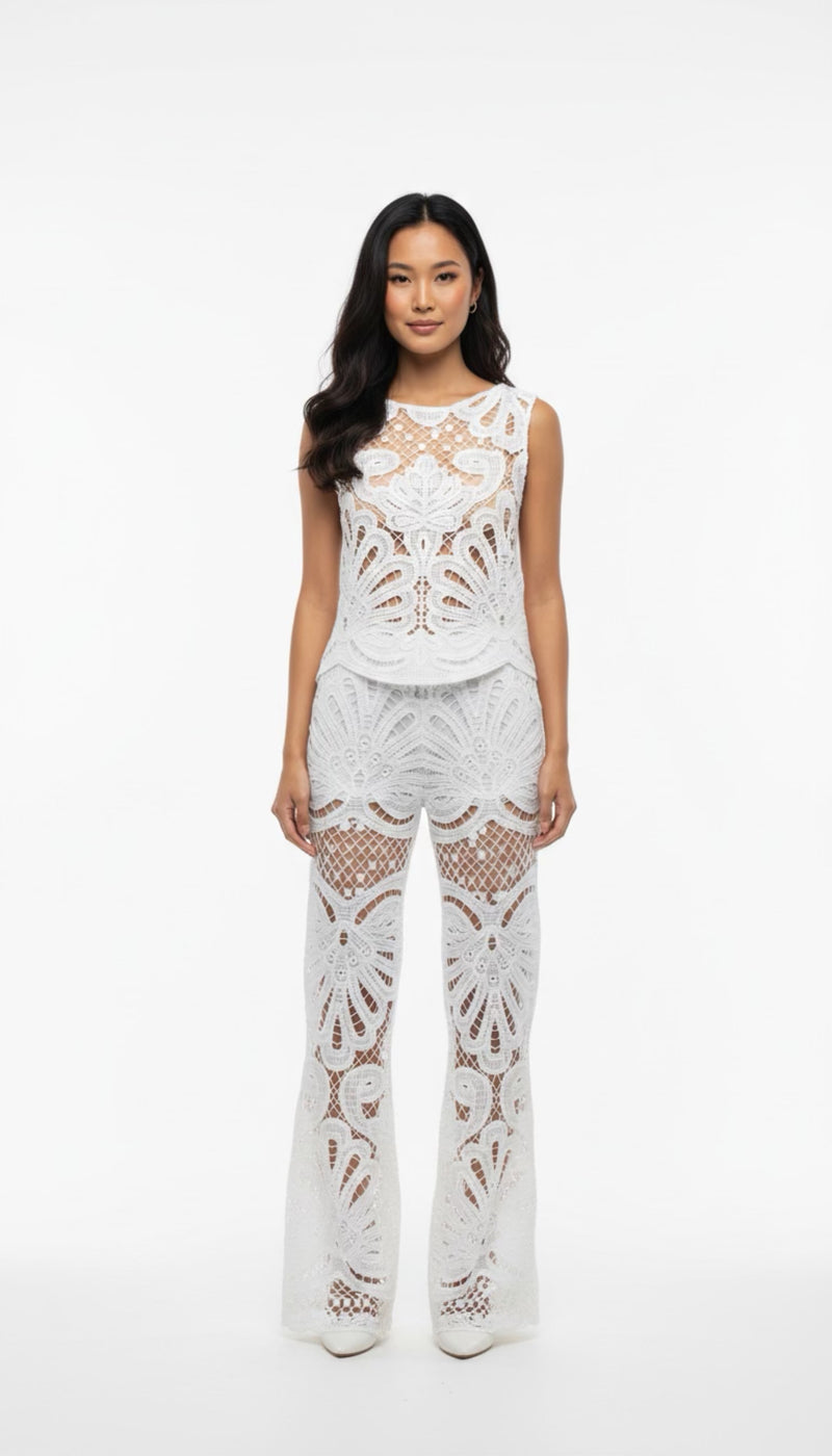 Traje Crochet Pantalón