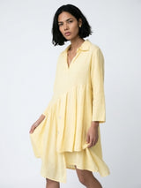 Vestido corto amarillo