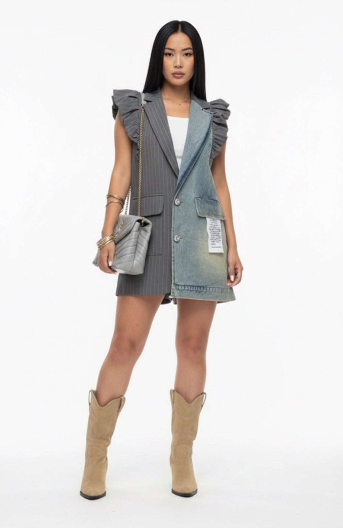Chaleco Oversize Rayas