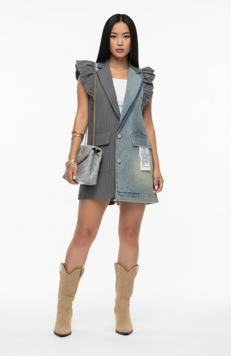 Chaleco Oversize Rayas