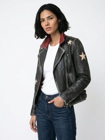 Chamarra Estrellas Leather