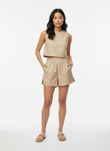 Short vinipiel resorte