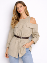 Camisa offshoulders