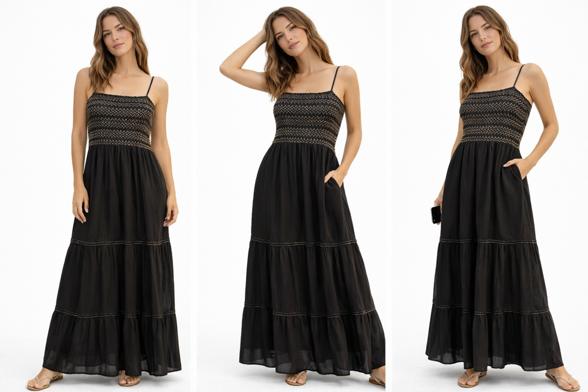 Vestido Tirantes Negro