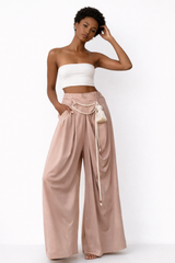 PANTALON HIG LEG POMPON