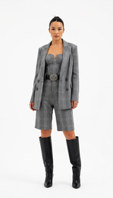 Traje a cuadros 3 piezas