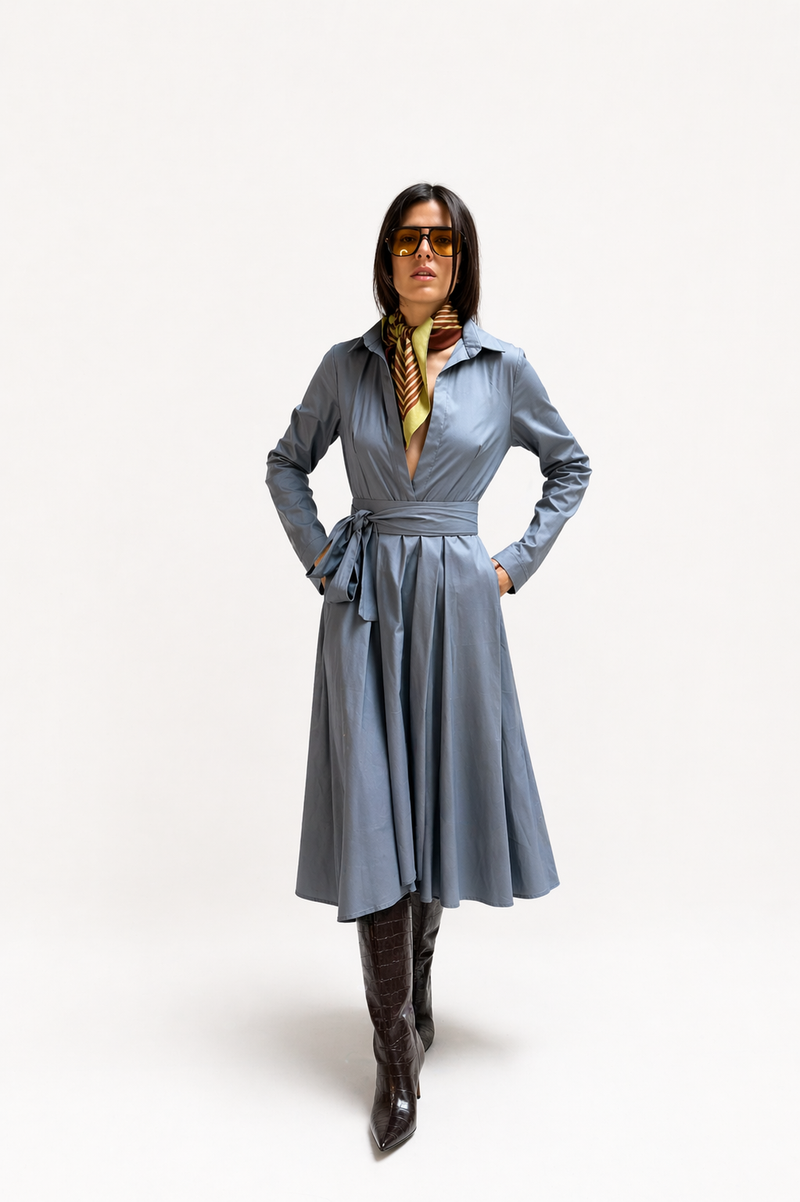 Vestido Popelina