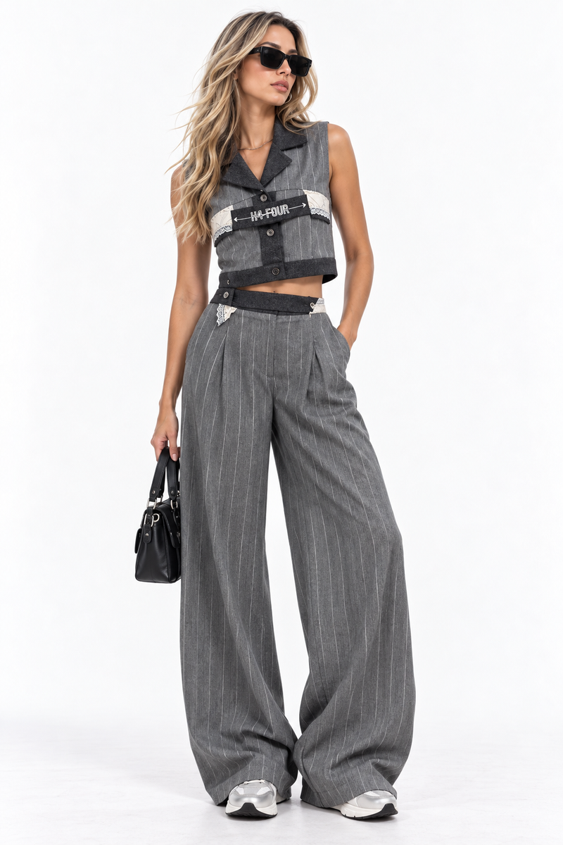Conjunto Mónaco stripes