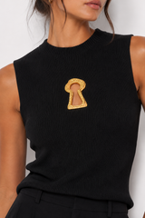 Blusa tejida llave