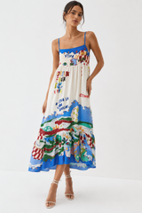Vestido playero tirantes