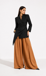 PANTALON HIG LEG POMPON