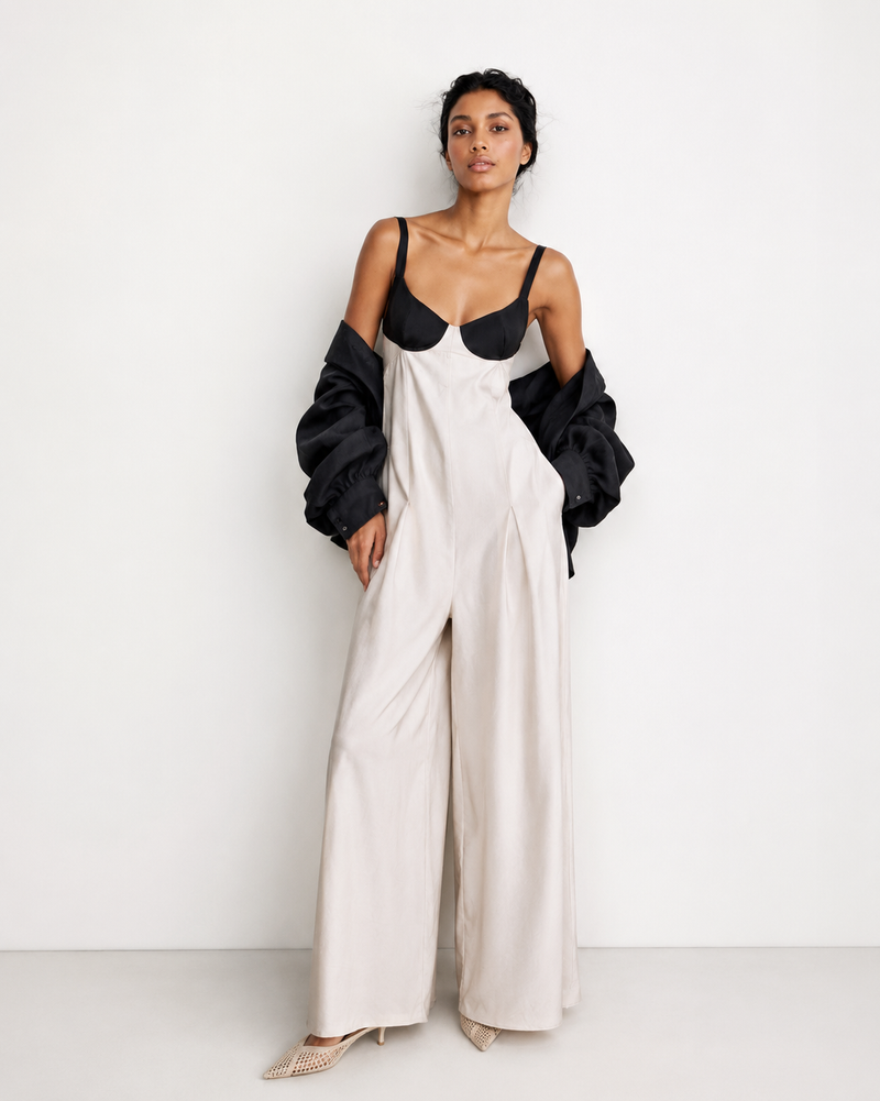 Jumpsuit Busto Negro