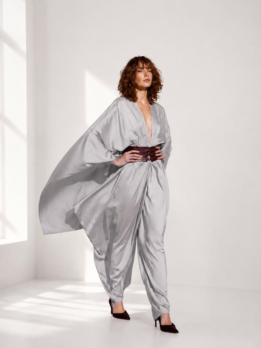 Jumpsuit Picos Satinado