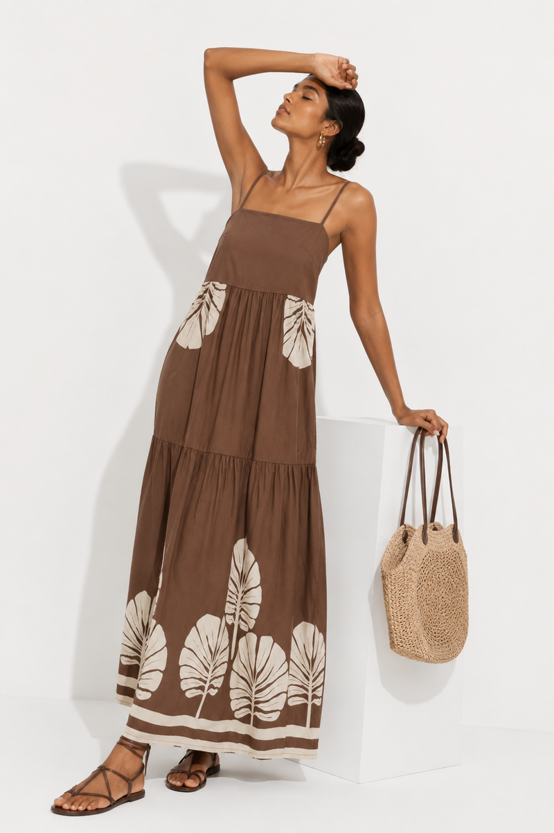 Vestido Flores Algodón