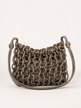 Bolsa trenzada piel
