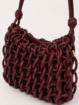 Bolsa trenzada piel