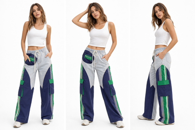 Pantalón Rayas Marino