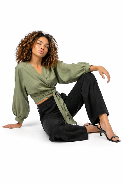 Blusa Nudo Olivo