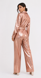 JUMPSUIT METALICO ROSE