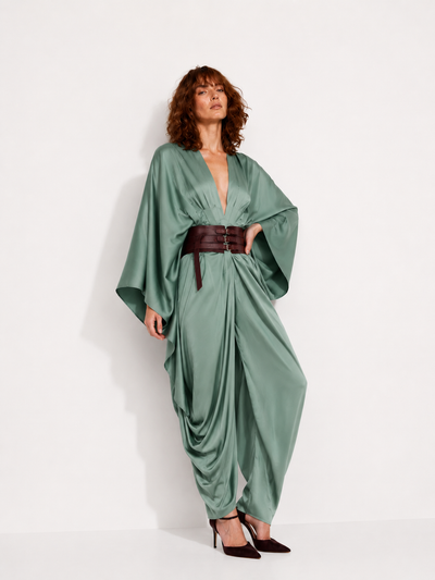 Jumpsuit Picos Satinado