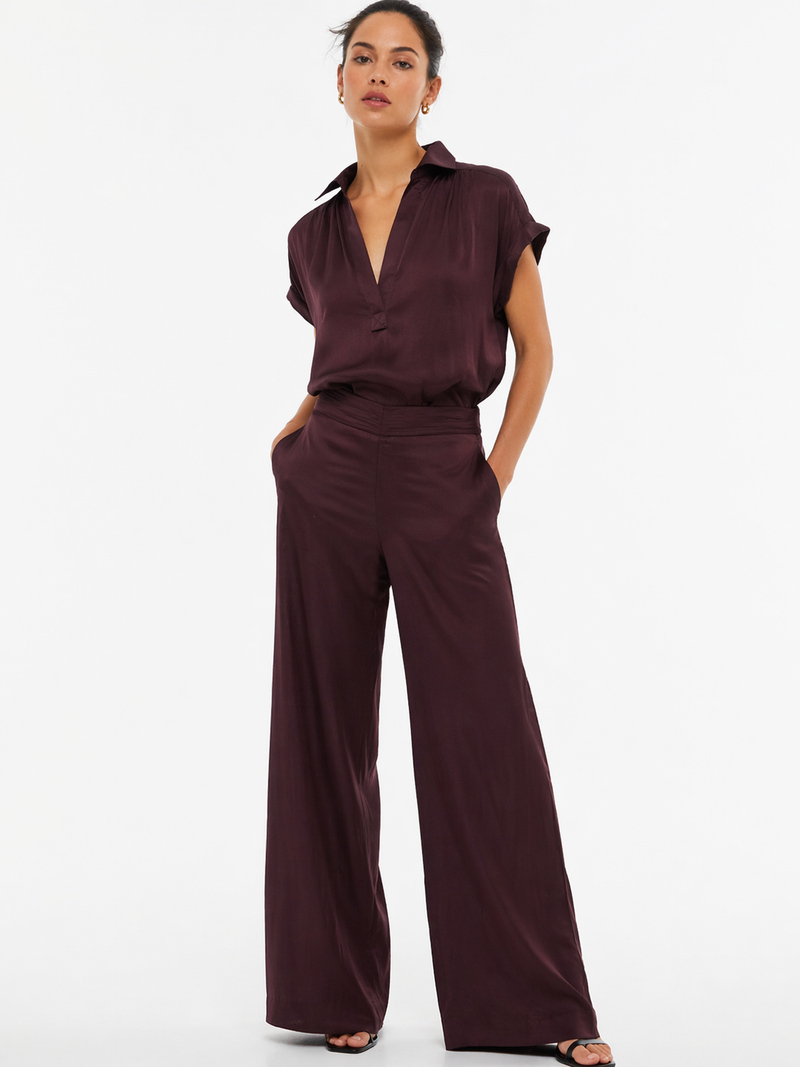 Traje Vino Seda