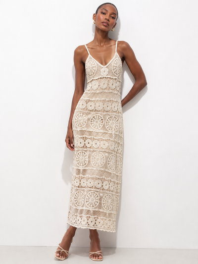 Vestido Chochet Largo