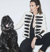 Blazer kyomi crepe