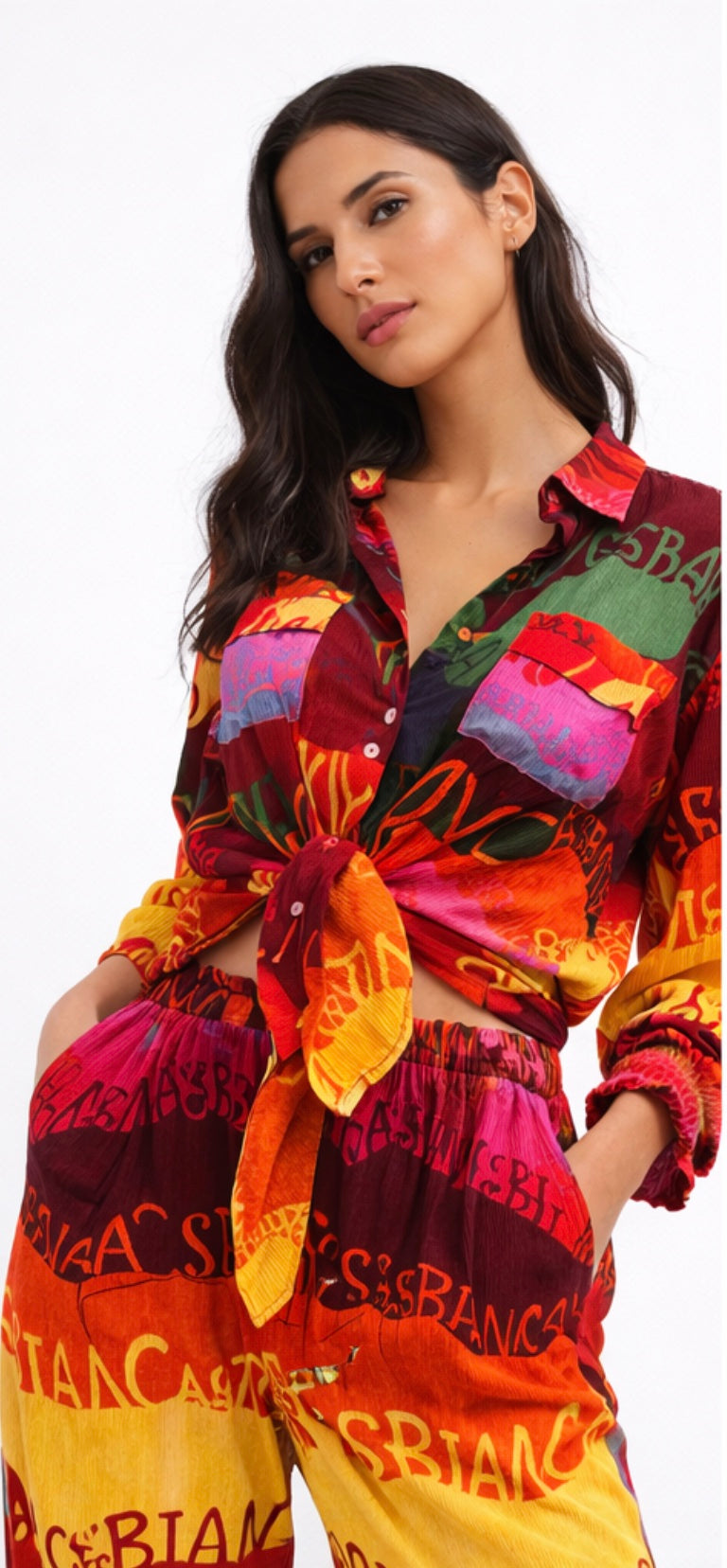 Traje Estampado Colores