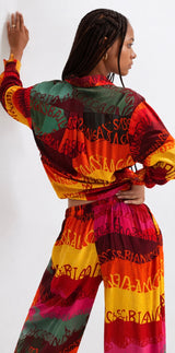 traje estampado colores
