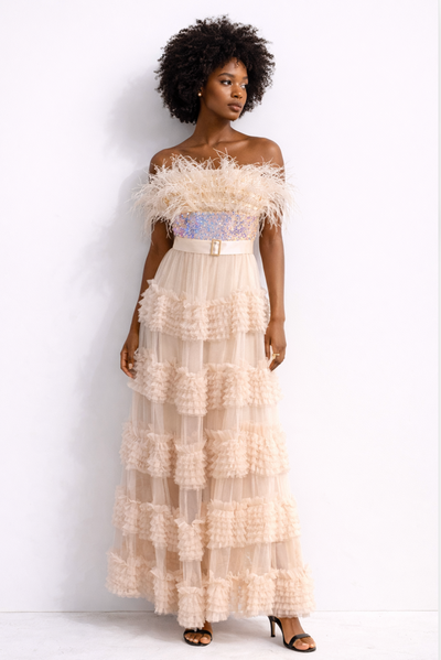 Vestido Tul Lentejuela