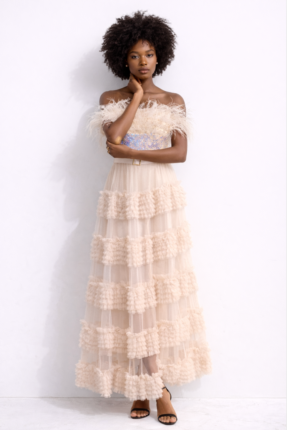 Vestido Tul Lentejuela