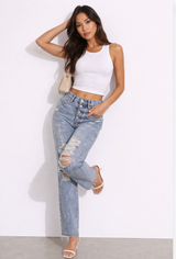 Jeans Abertura