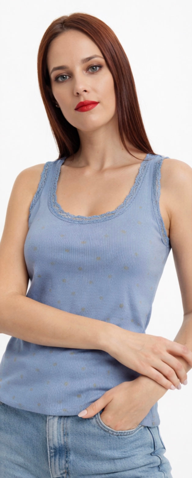 Blusa Elástica Algodón