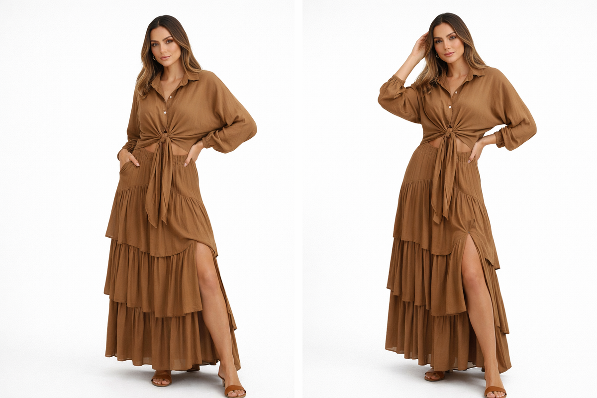 Conjunto Bombacho Camel