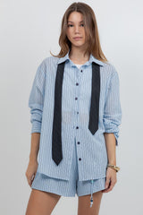 Camisa rayas corbata