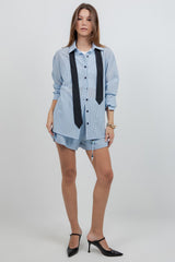 Camisa rayas corbata