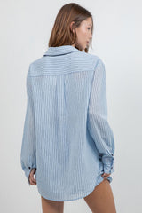 Camisa rayas corbata