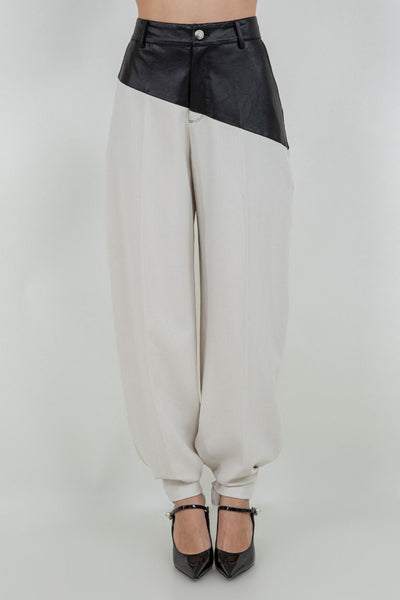 Pantalon Asimetric Leather