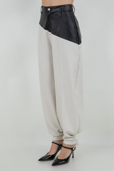 Pantalon Asimetric Leather