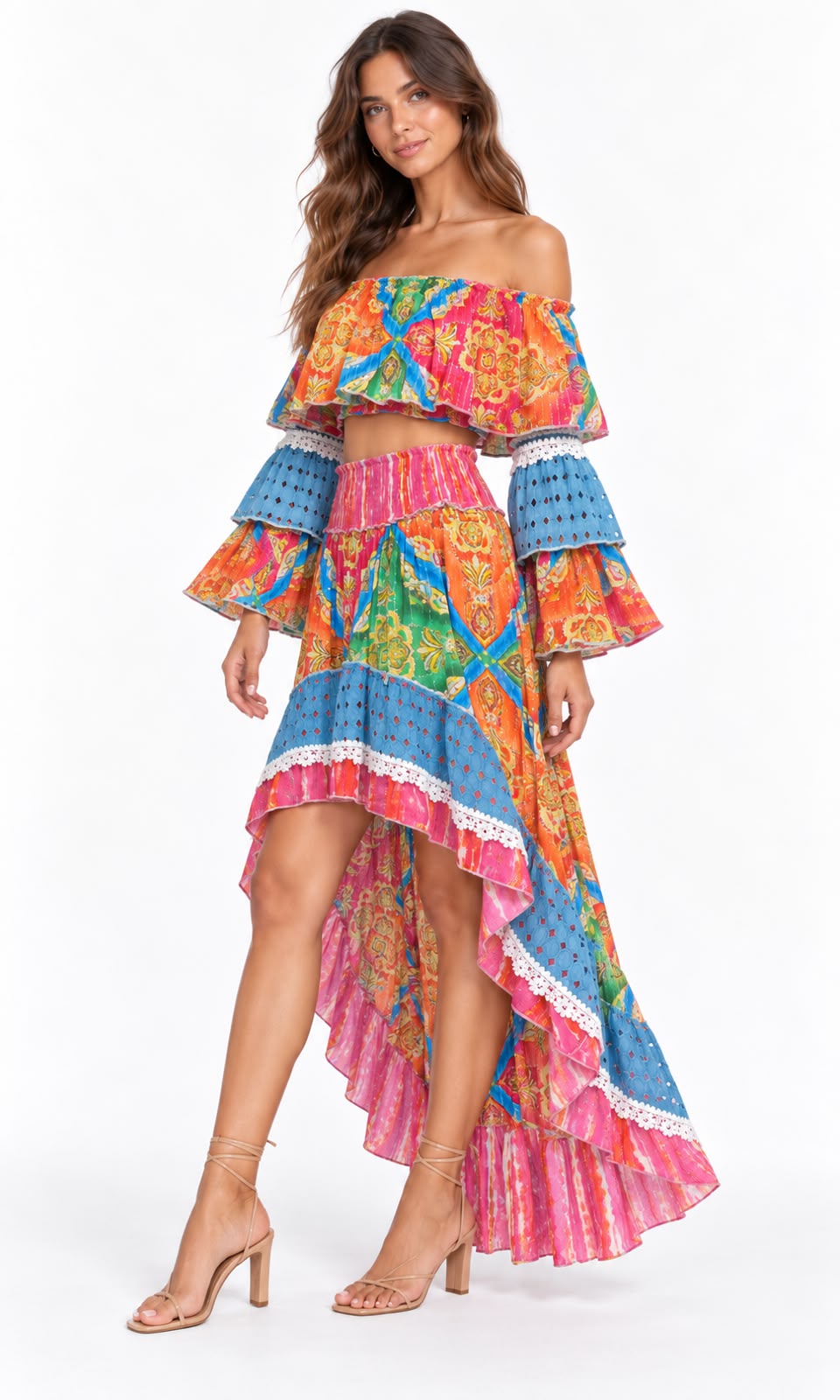Conjunto multicolor olanes