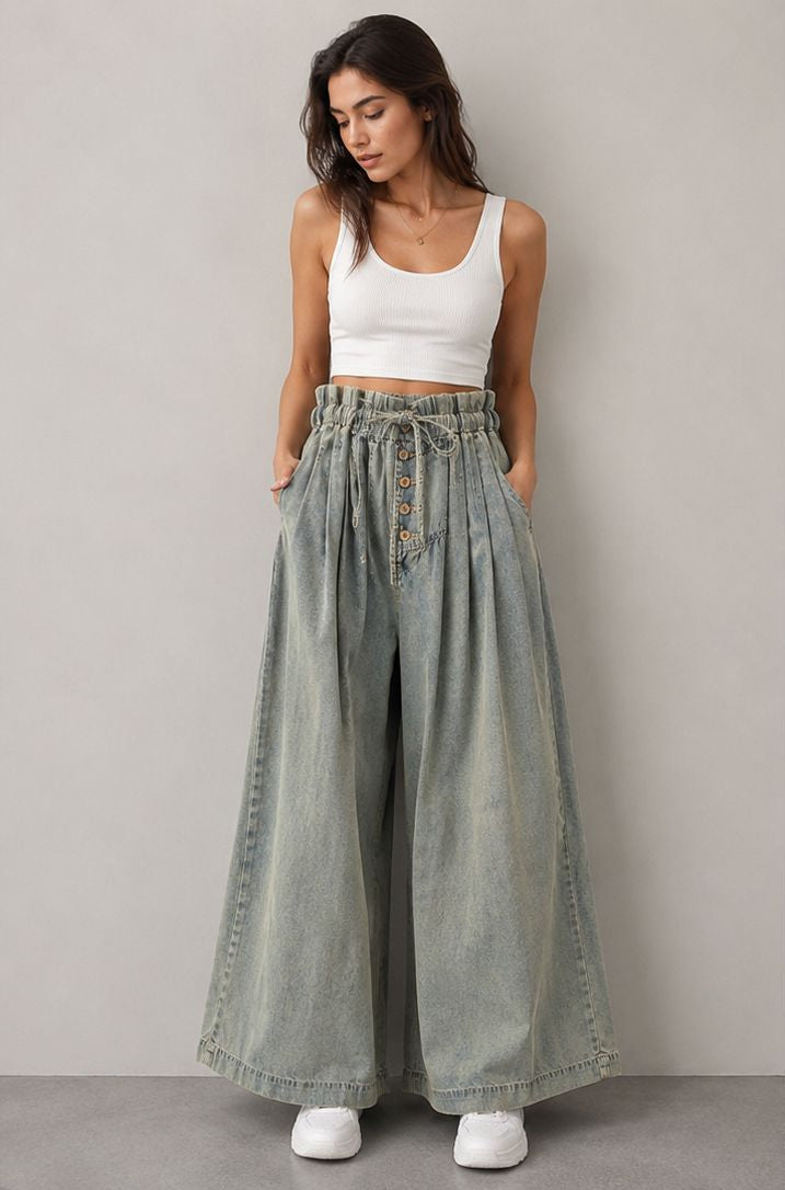 Pantalon de Mezclilla Tablones
